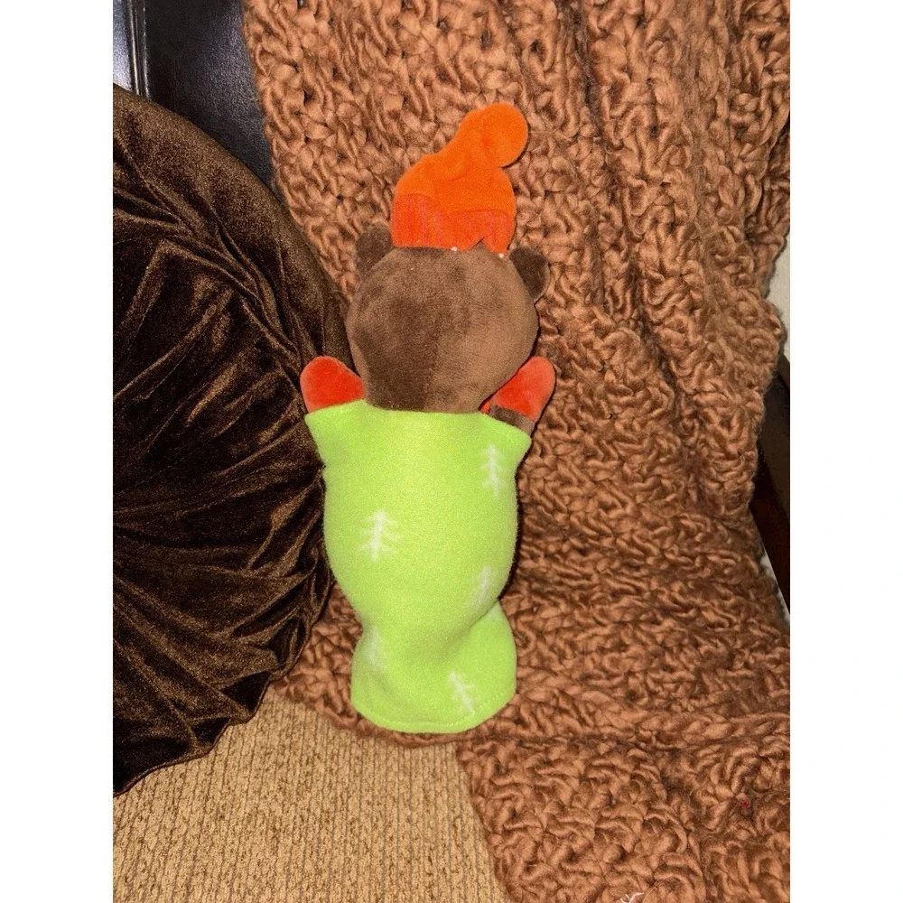 Target‎ Winter Brown Teddy In Green Lovey Blanket Bear Plush Stuffed Animal